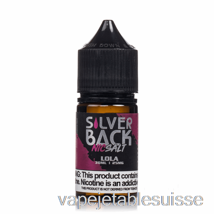 Vape Suisse Lola - Silverback Juice Co. Sels - 30 Ml 45 Mg